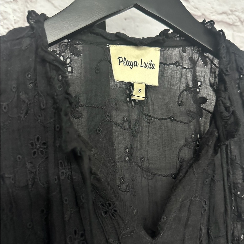 Subtle Eyelet Patterning, Delicate Ruffles, And A… - image 2